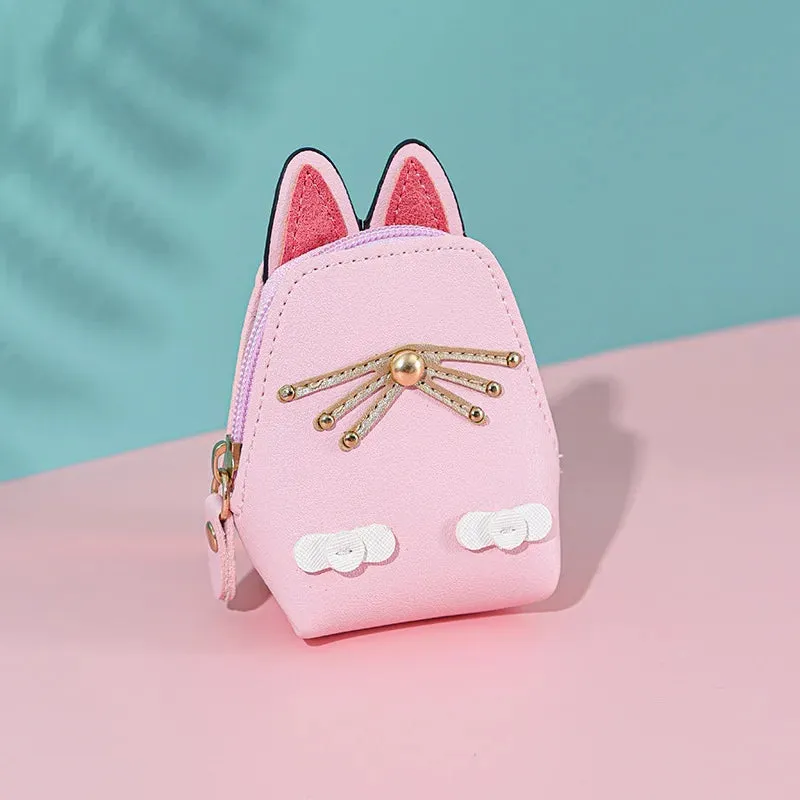 🍓 Sweet Strawberry Zipper Purse 👜✨ Cute Mini Wallet & Keychain Organizer for Fun Adventures! 🎉
