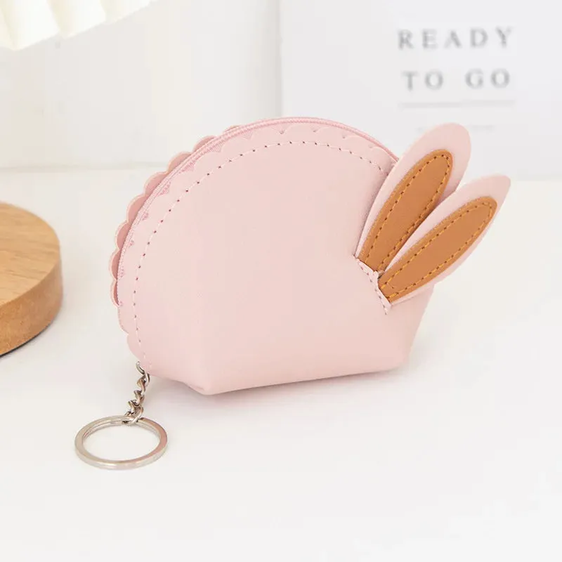 🍓 Sweet Strawberry Zipper Purse 👜✨ Cute Mini Wallet & Keychain Organizer for Fun Adventures! 🎉