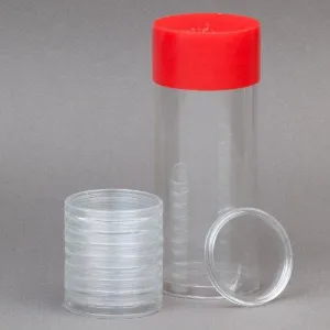 1 Airtite Coin Holder Storage Container & 10 Direct Fit A-18 Air-Tite Coin Holder Capsules For Dimes