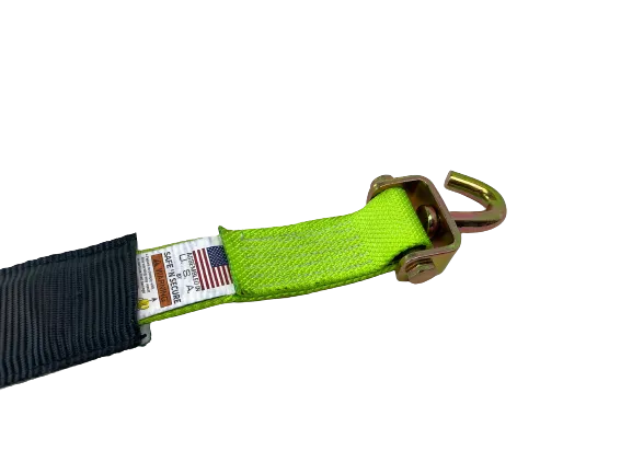 14 Feet Diamond Weave Replacement Wheel Strap with Low Pro Sleeve (Swivel J)