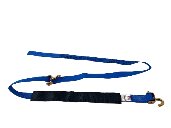 14 Feet Diamond Weave Replacement Wheel Strap with Low Pro Sleeve (Swivel J)
