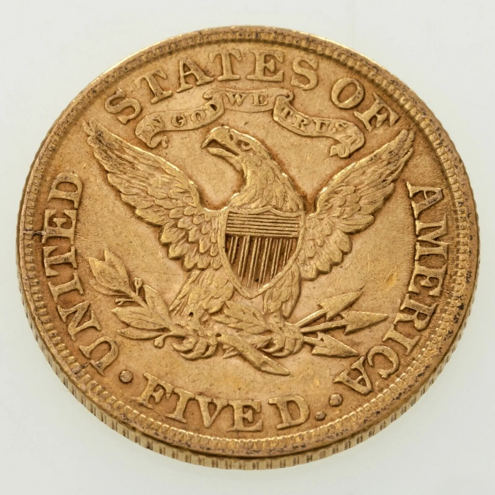 1900 $5 US Gold Liberty Half Eagle in AU Condition! Great Early US Gold!
