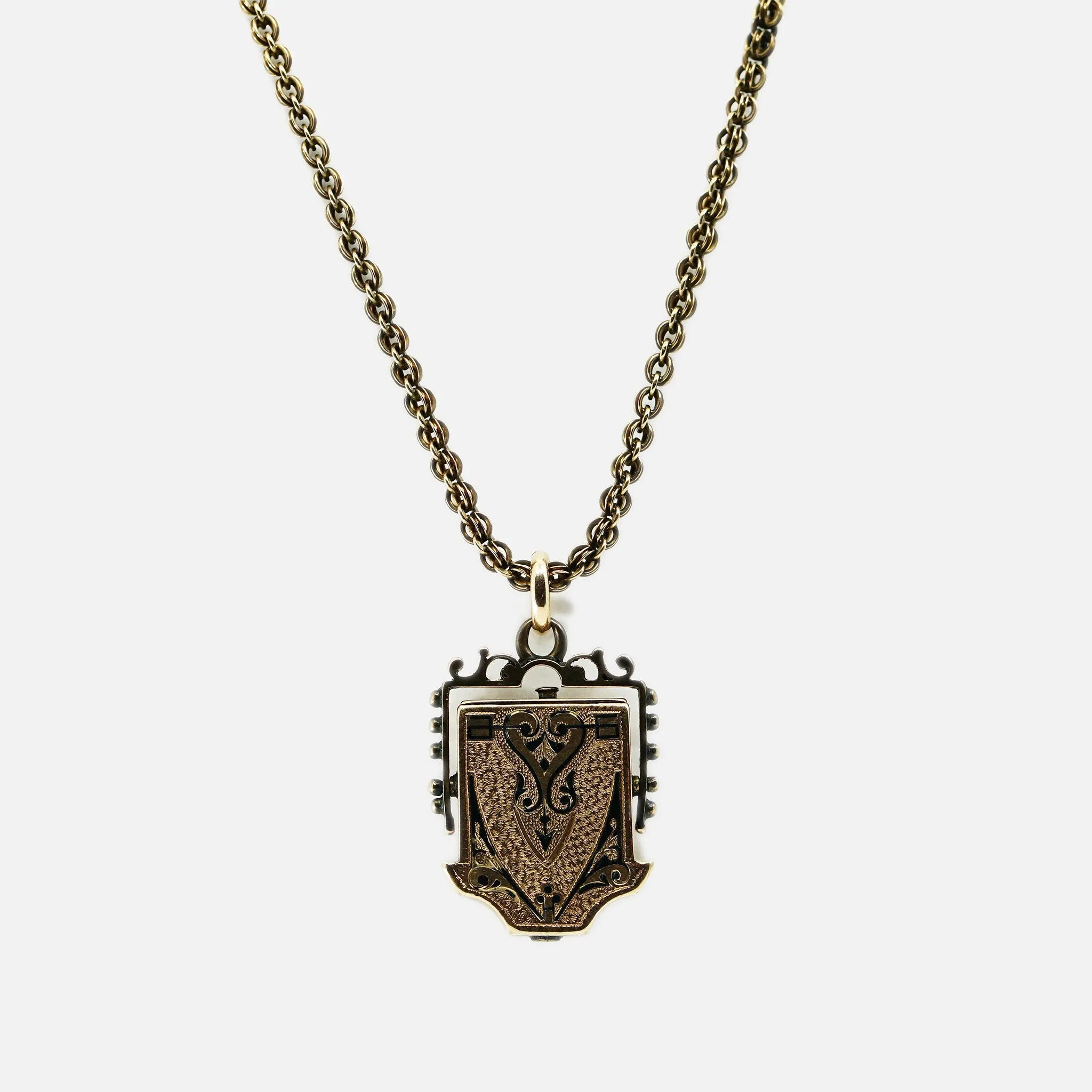 1900's Mourning Necklace & Locket