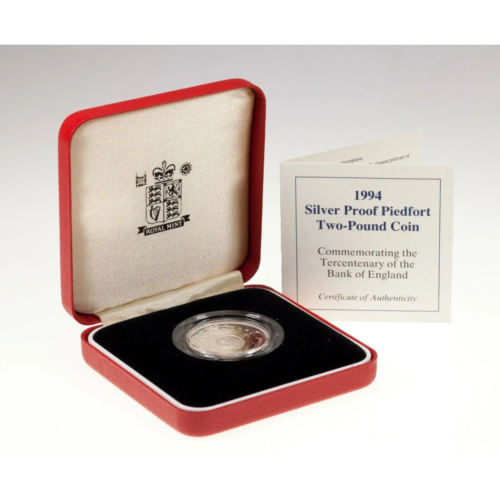 1993-1994 Great Britain One Pound & Two Pound Silver Proof & Piedfort Coin Lot