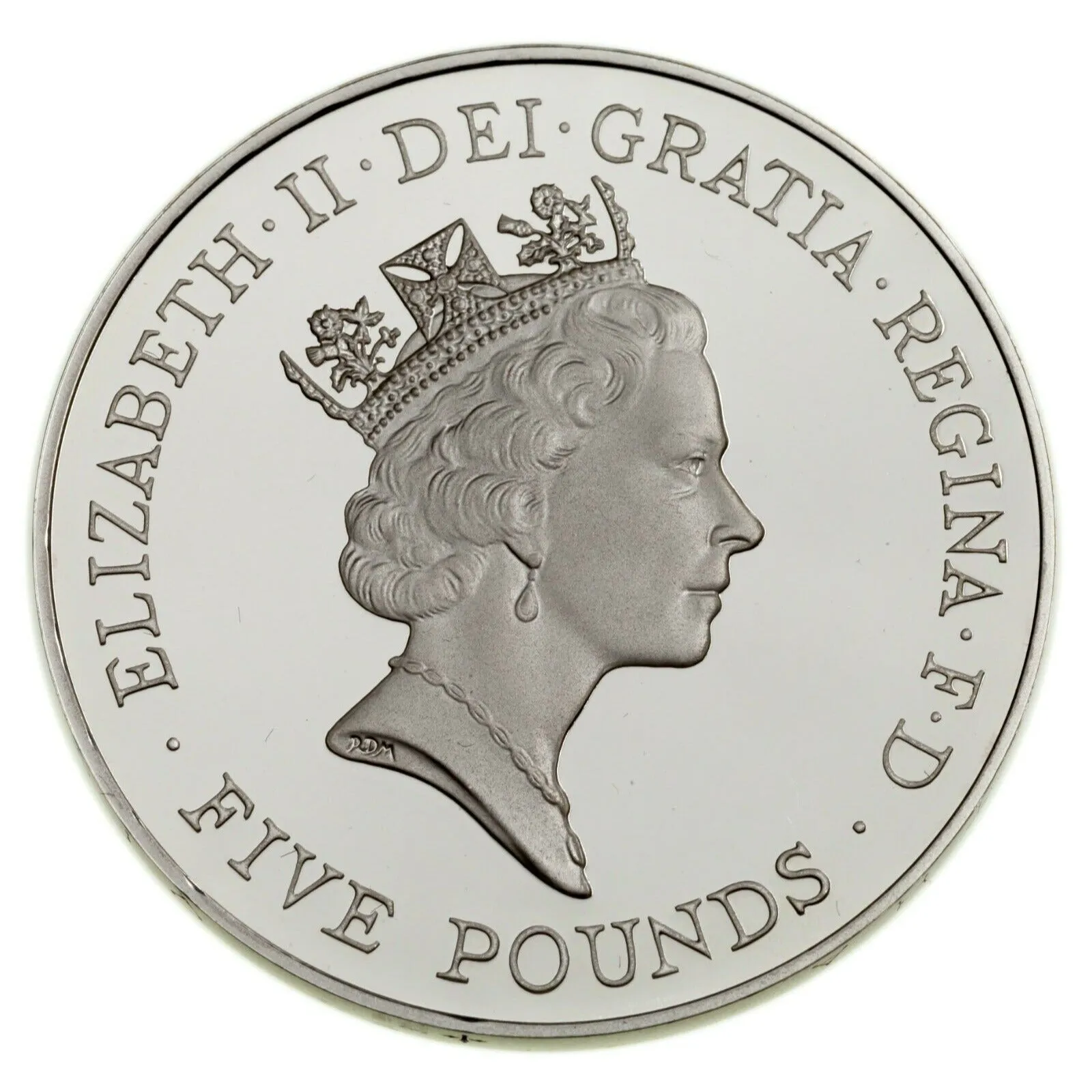1995-1996 Great Britain 1£, 2£ & Crown Coins in Silver Proof Coin Lot of 3