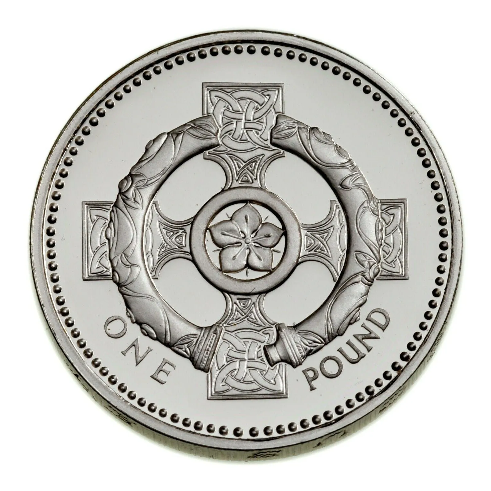1995-1996 Great Britain 1£, 2£ & Crown Coins in Silver Proof Coin Lot of 3