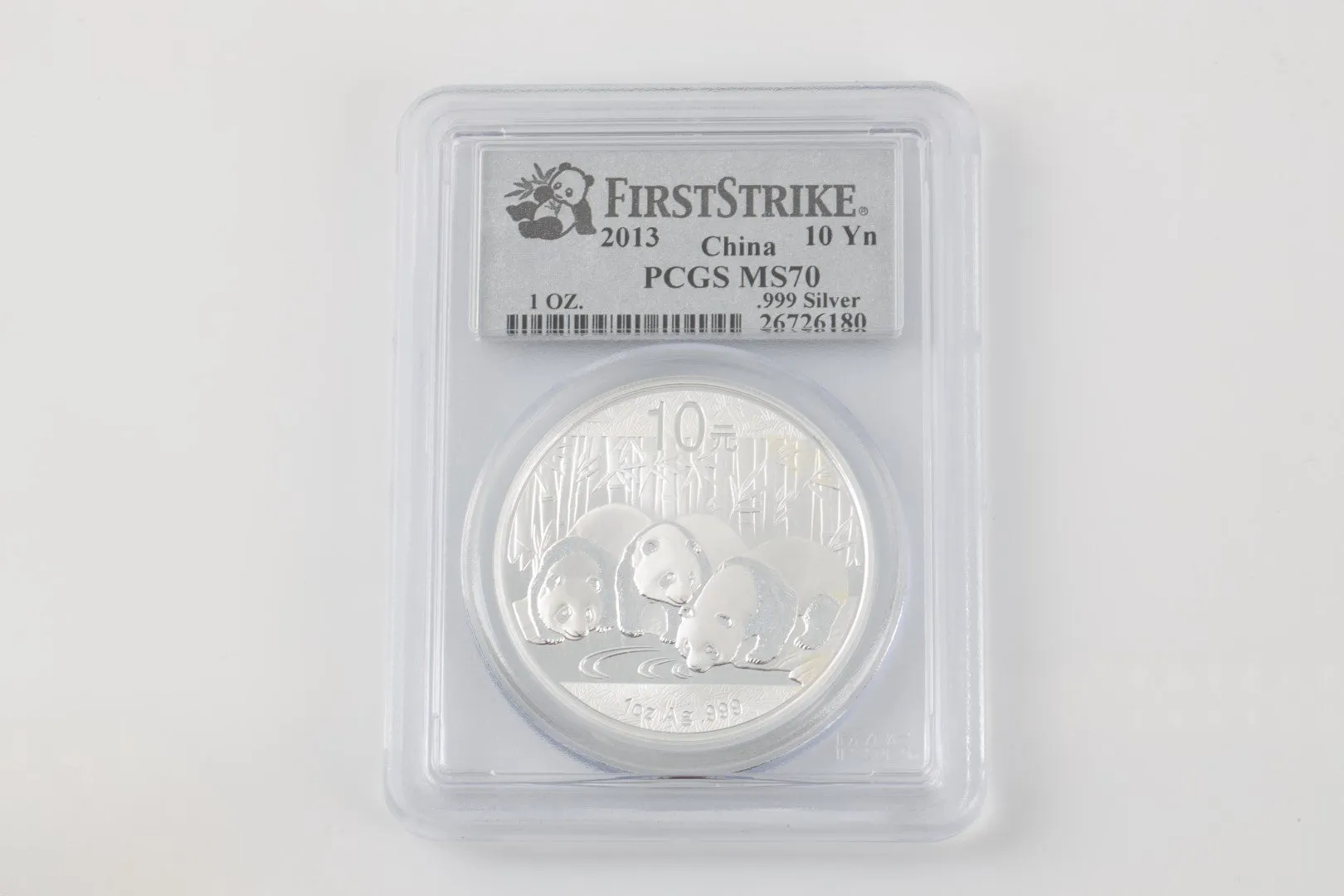 2012 Panda Coin 999 Silver (31.10g.)