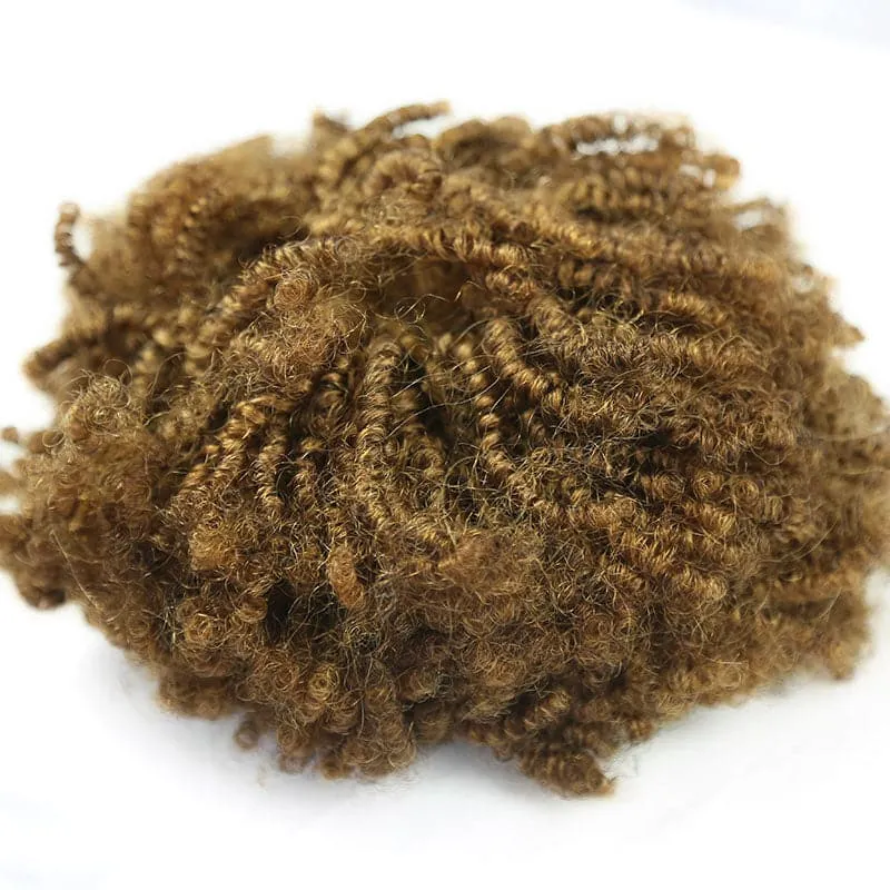 #30 Dark Brown Afro Kinky Curly Drawstring Puff DPAK3