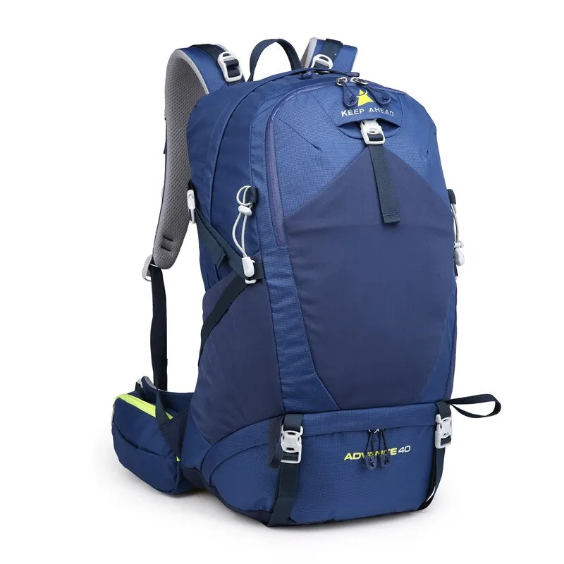 40L Traverse Hiking/Travel Backpack Hydration Backpack, Black/Blue/Teal