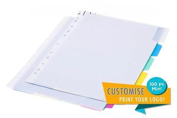 5 Compartment Folder with Binder Strip (4CF)