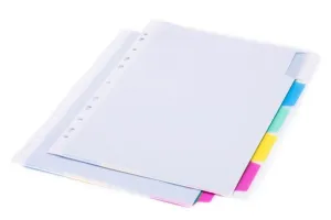 5 Compartment Folder with Binder Strip (4CF)