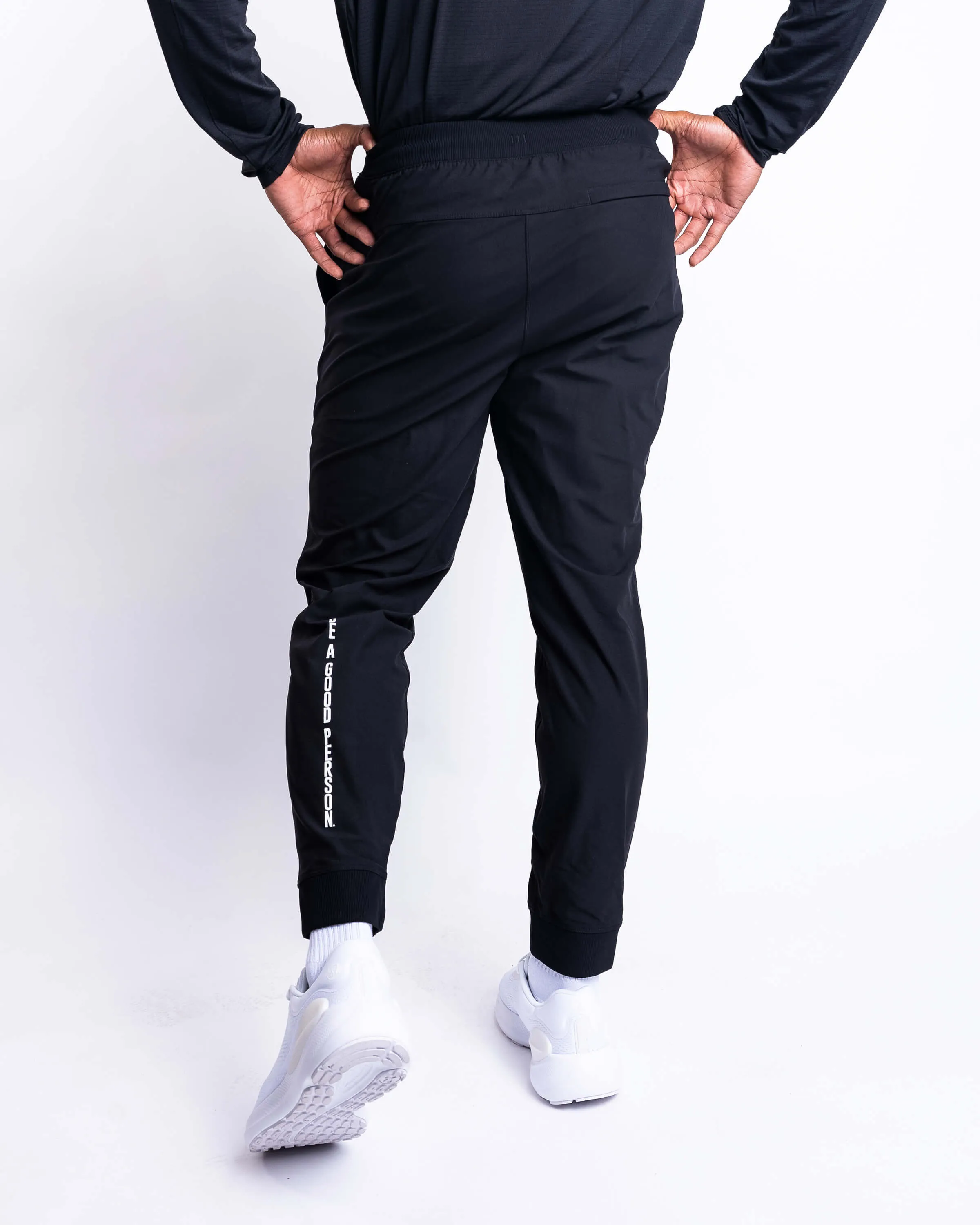 ABC Jogger - Black - lululemon // BE A GOOD PERSON *Pre-Order*