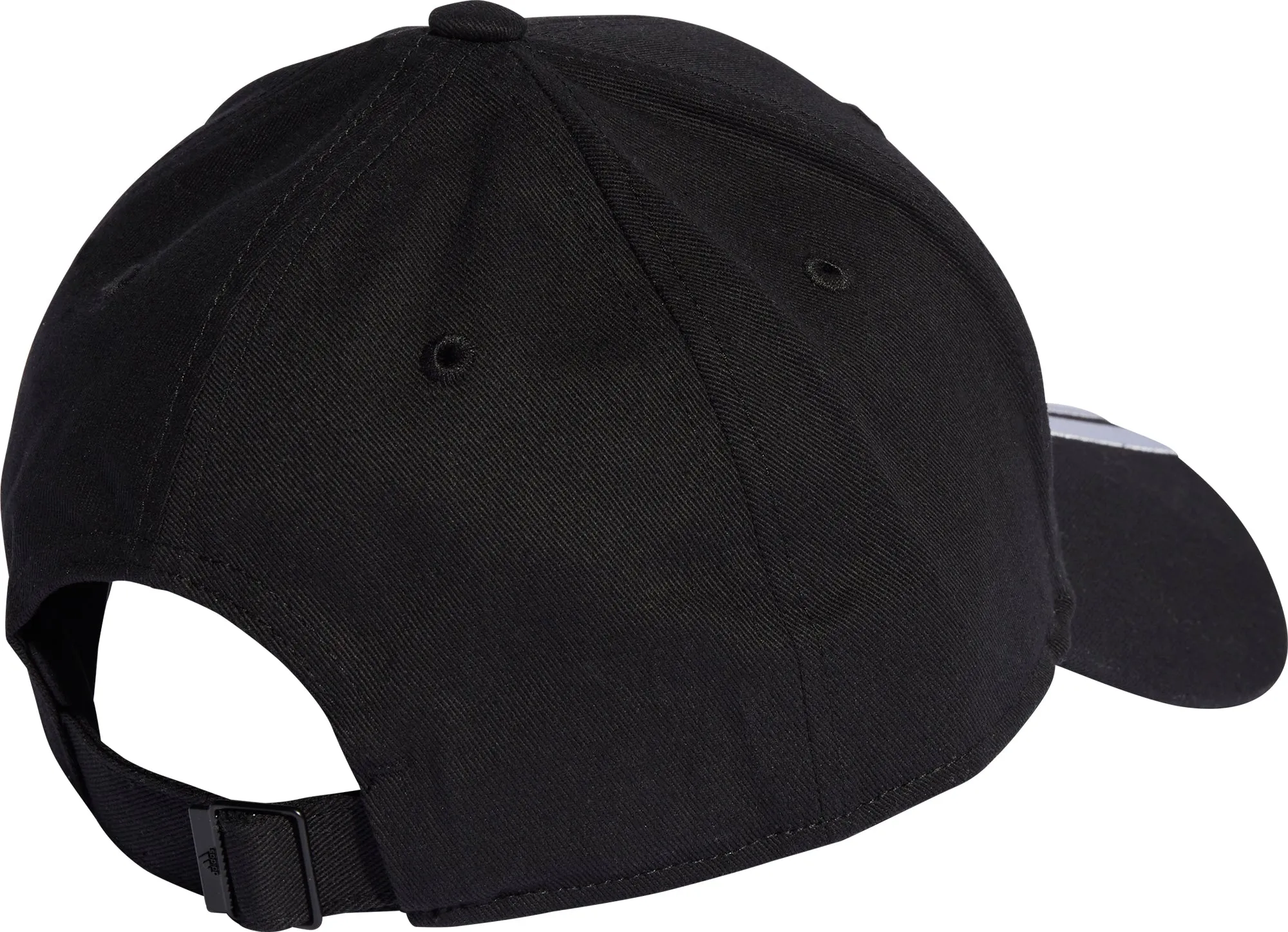 adidas 3 Stripes Cotton Twill Cap - Black