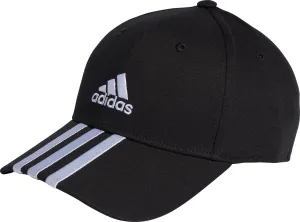 adidas 3 Stripes Cotton Twill Cap - Black