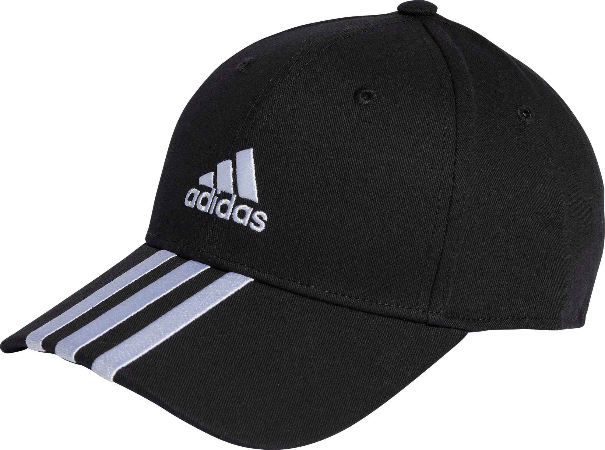 adidas 3 Stripes Cotton Twill Cap - Black