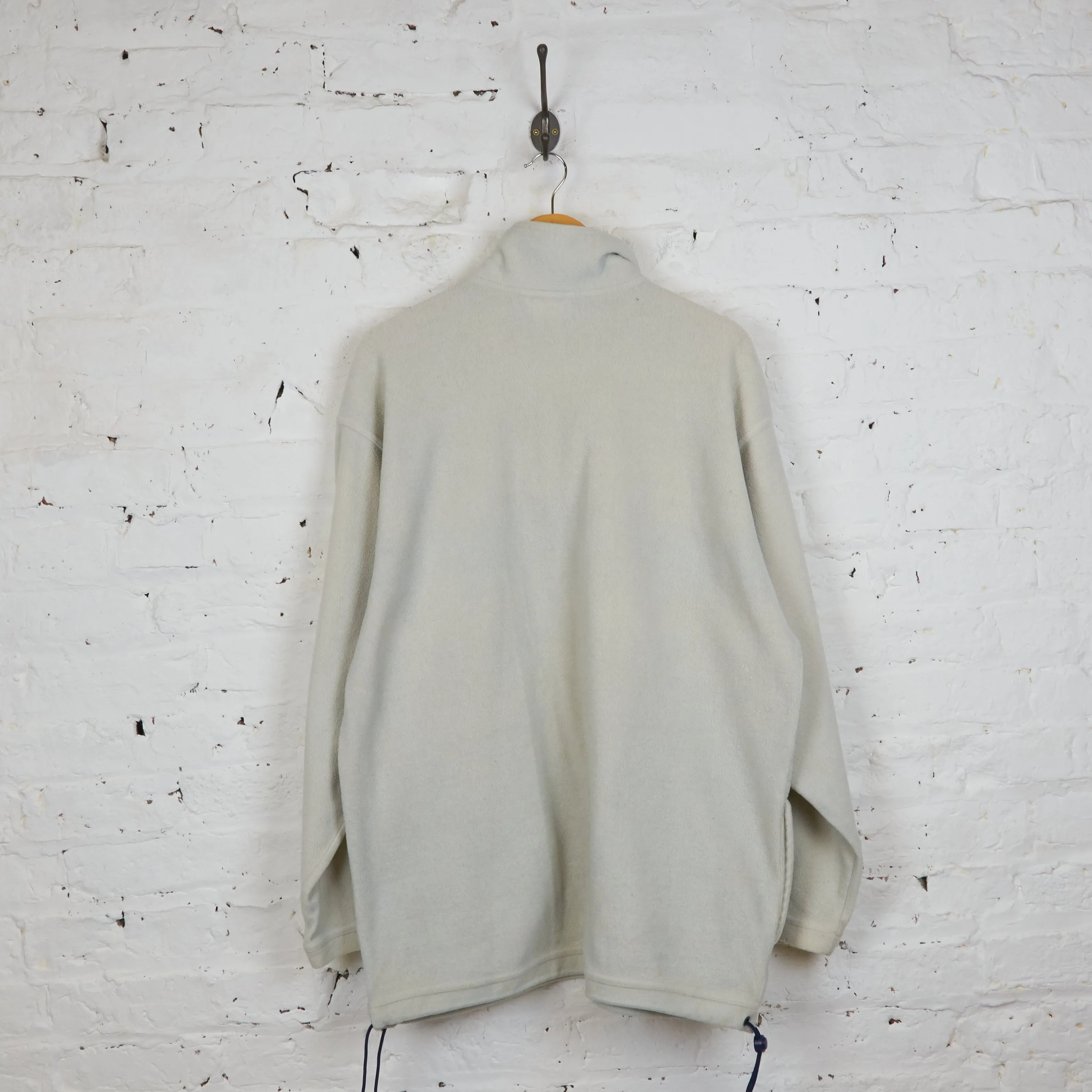 Adidas 90s 1/4 Zip Fleece - White - XL