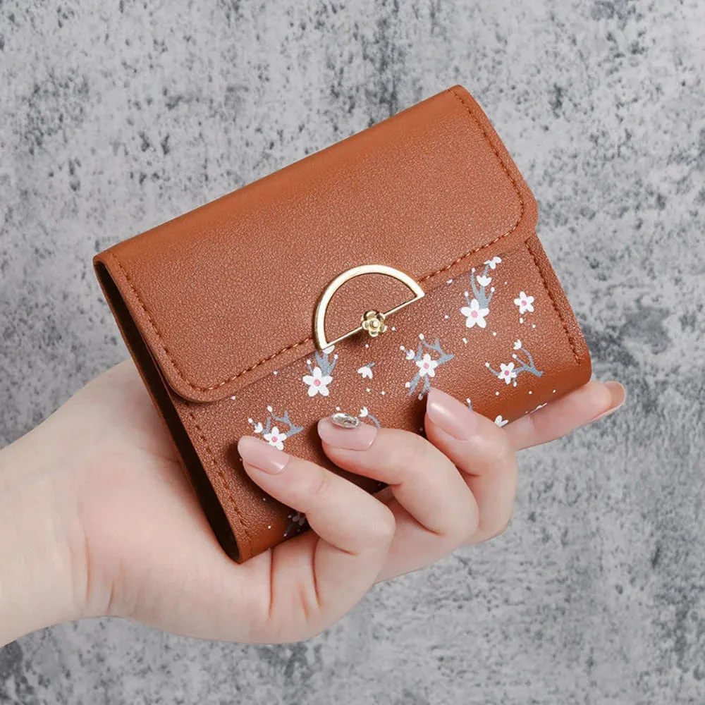 Adorable Bow & Floral Wallet 🌸💕 - Sweet Pink Purse for Girls, Perfect for Travel & Everyday Use! 🌼✨