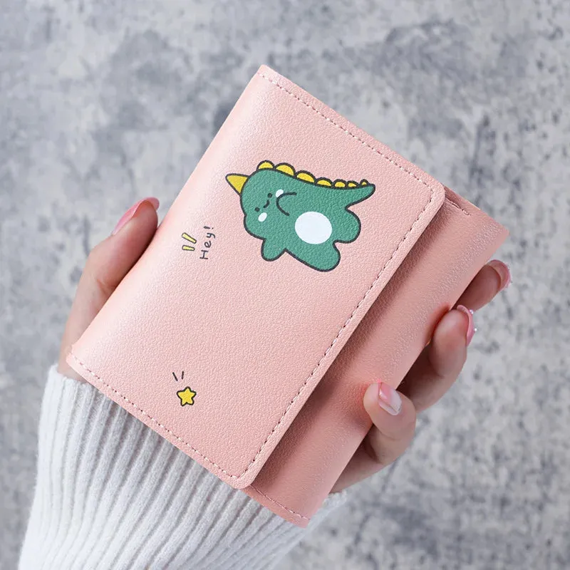 Adorable Bow & Floral Wallet 🌸💕 - Sweet Pink Purse for Girls, Perfect for Travel & Everyday Use! 🌼✨
