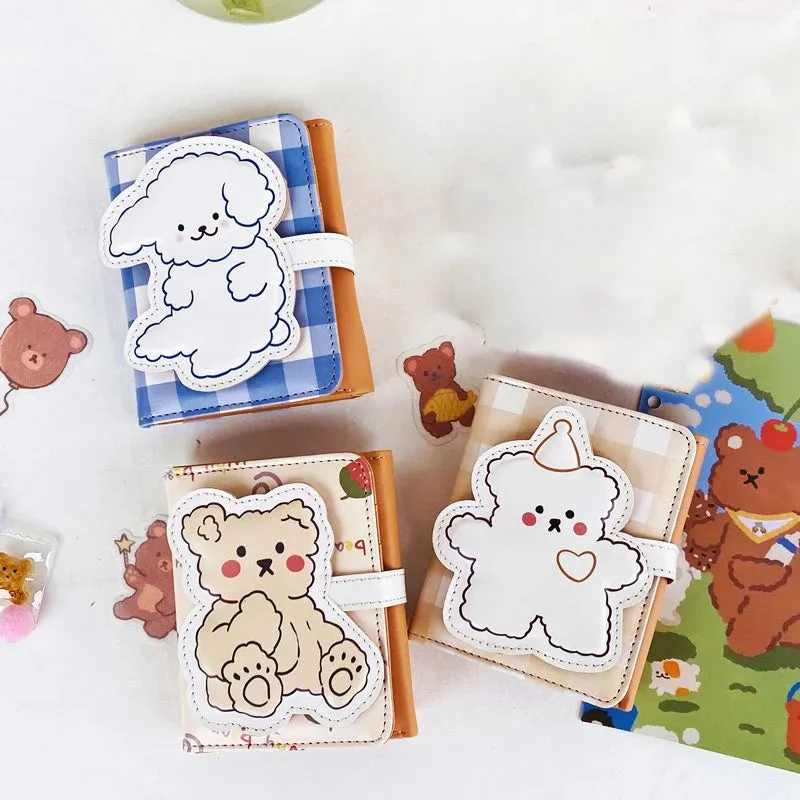 Adorable Kawaii Bear Wallet 🐻💕 - Cute Coin Purse & Card Holder for Students!