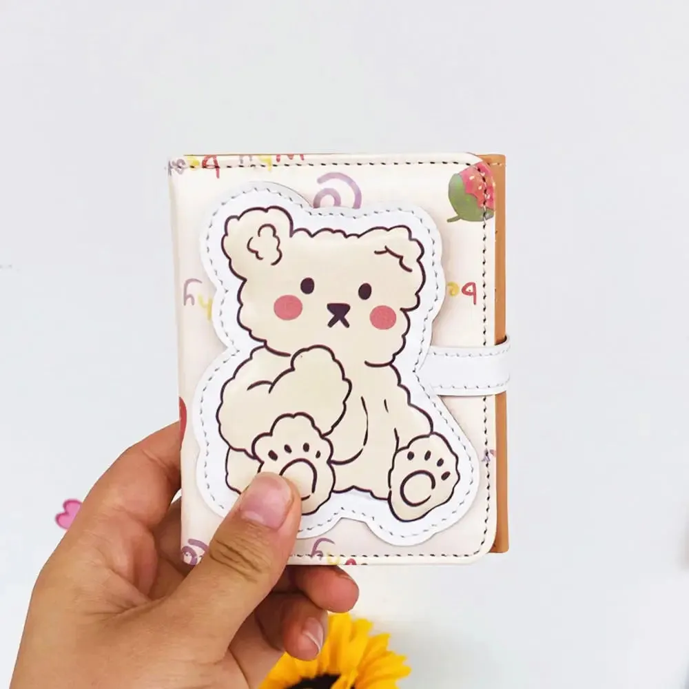 Adorable Kawaii Bear Wallet 🐻💕 - Cute Coin Purse & Card Holder for Students!