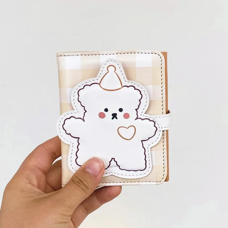 Adorable Kawaii Bear Wallet 🐻💕 - Cute Coin Purse & Card Holder for Students!