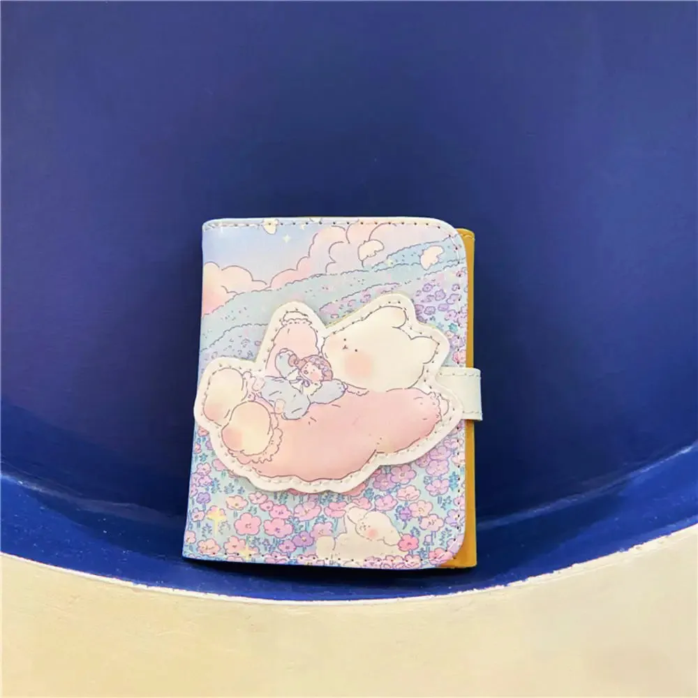 Adorable Kawaii Bear Wallet 🐻💕 - Cute Coin Purse & Card Holder for Students!