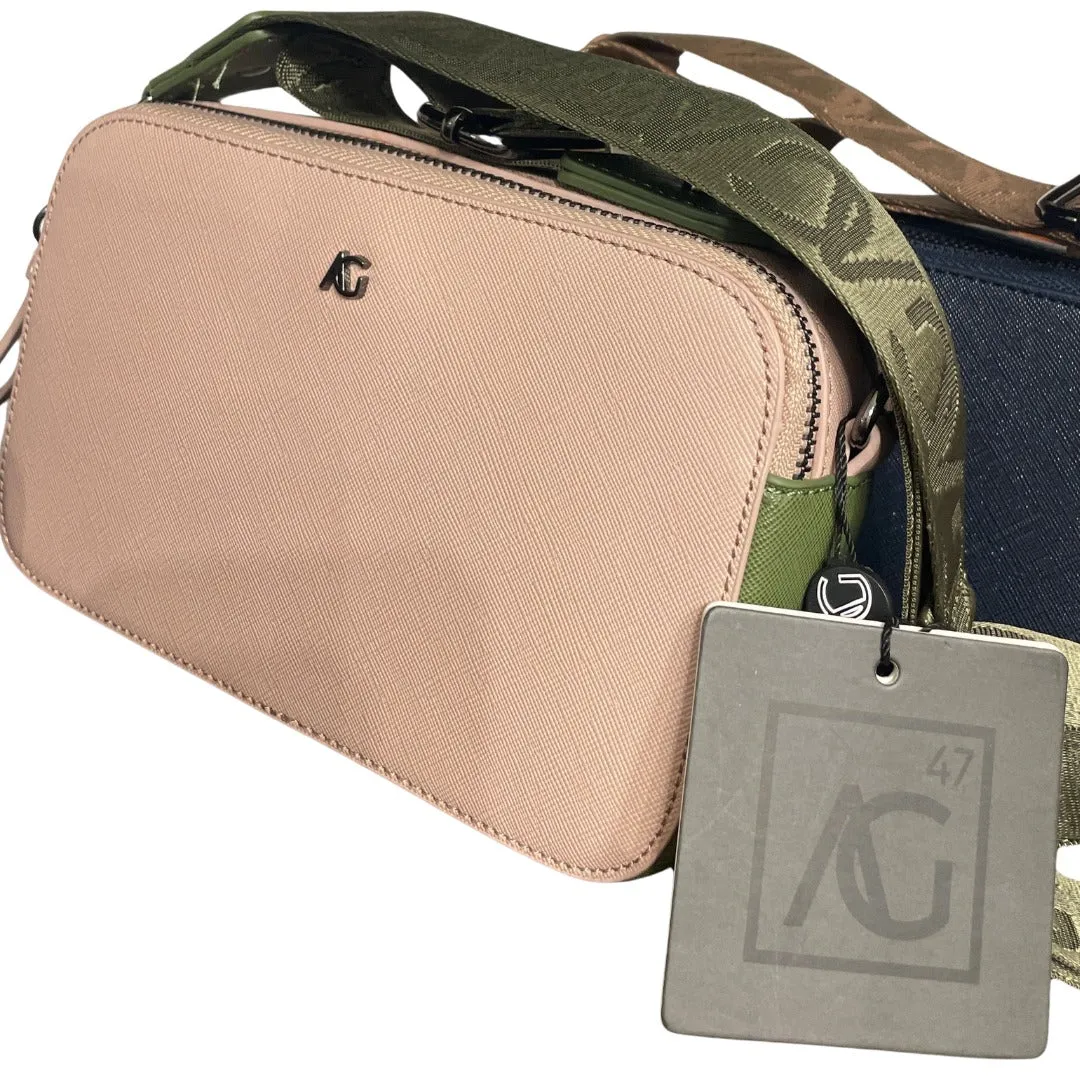 AG47 Emma Cross Body Bag | Rose