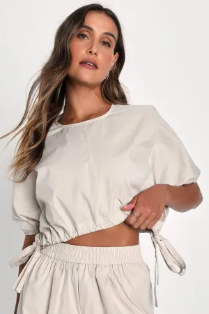 Alyssa Drawstring Top