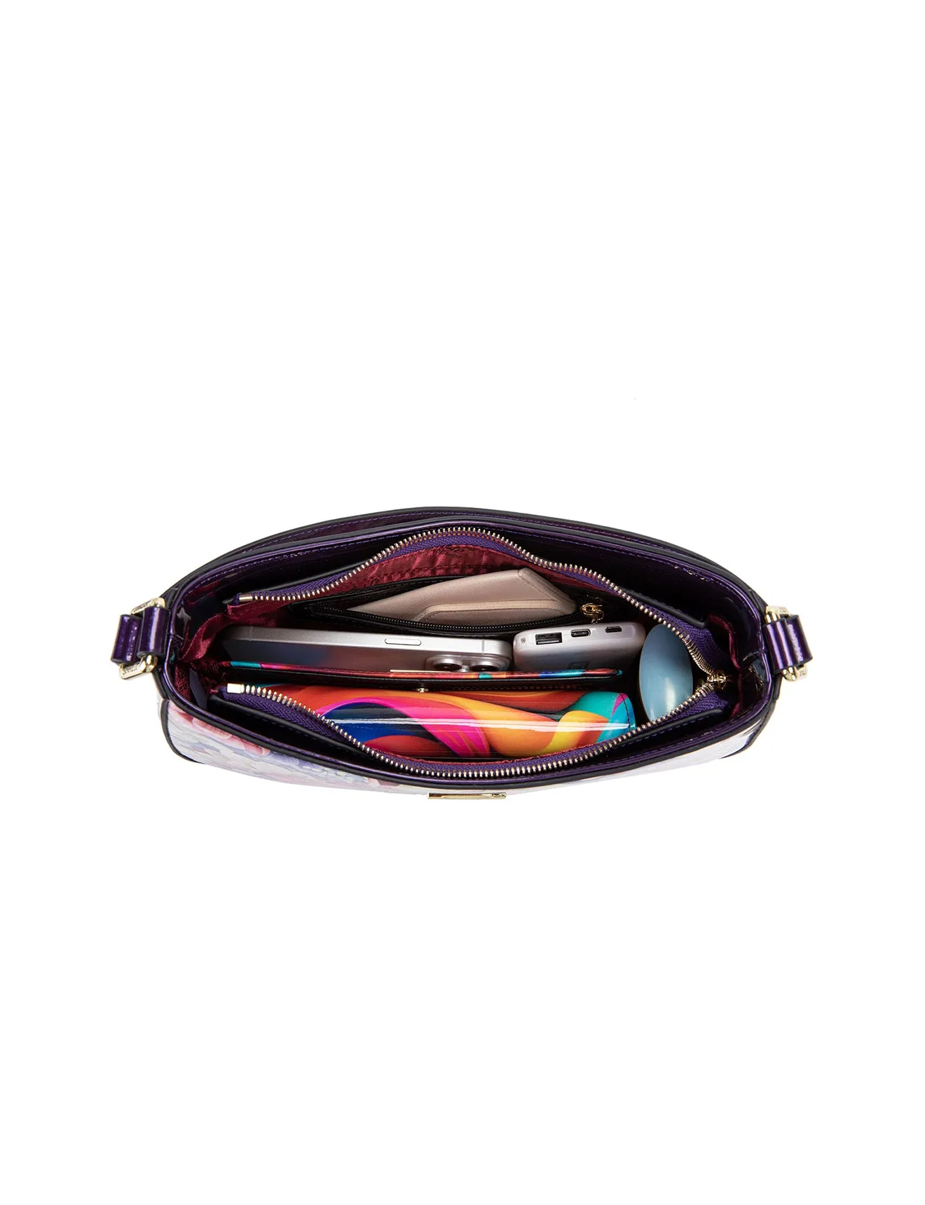 ANGELIQUE PATENT LEATHER BAG WITH RFID- NEW STOCK- SN57-0822