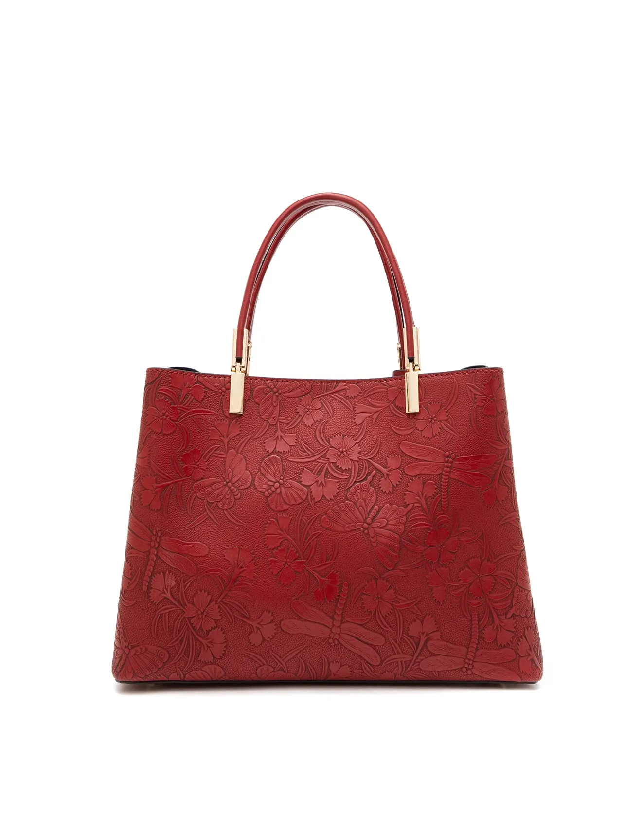 ANNABELLA VEGAN TRIPLE COMPARTMENT BAG-XB-2347-BUR (RED)- NEW IN
