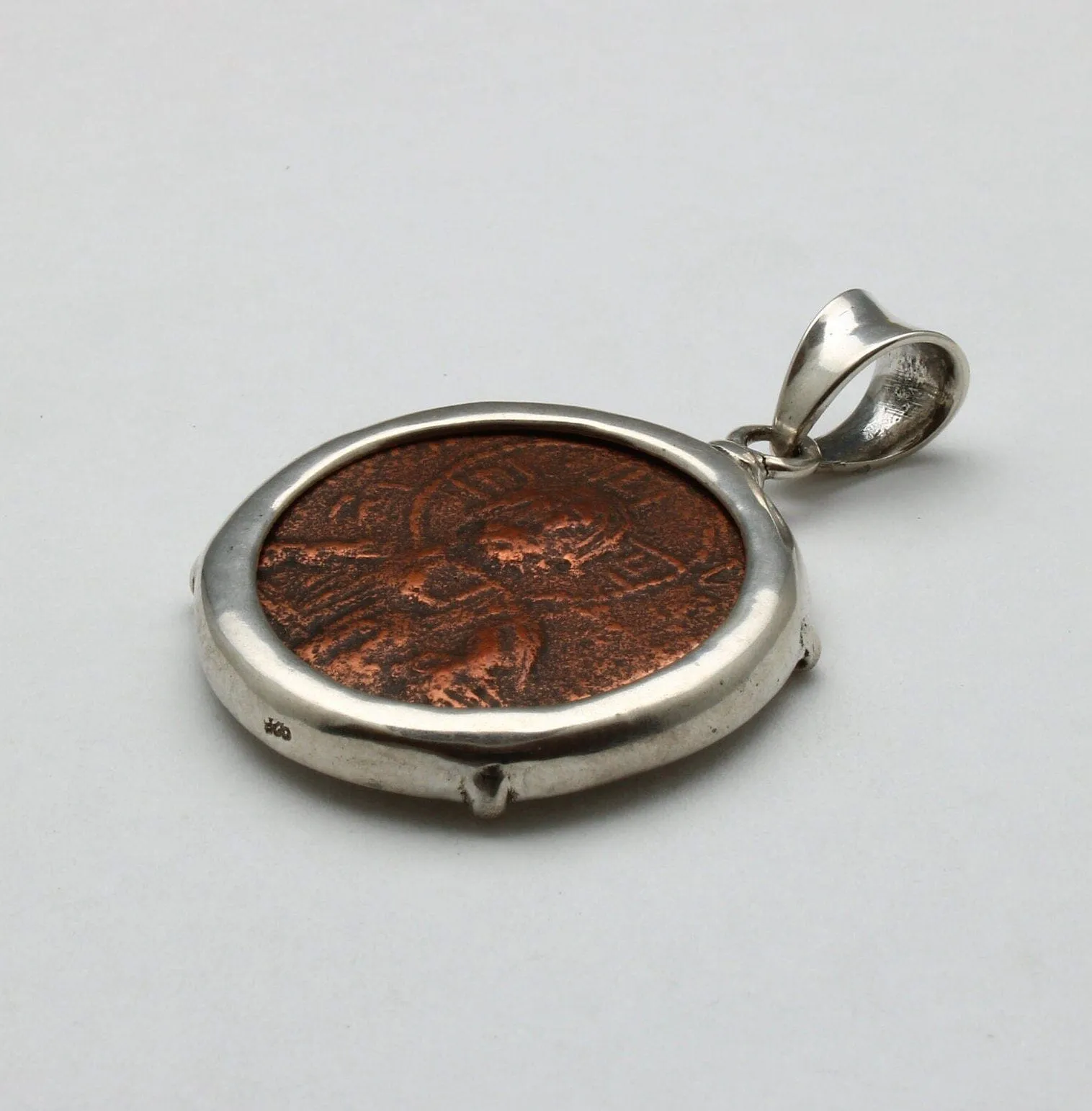 Anonymous Folles Class A Coin, Silver Pendant, ID14619