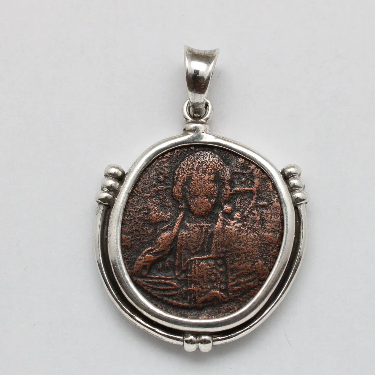 Anonymous Folles Class A Coin, Silver Pendant, ID14672