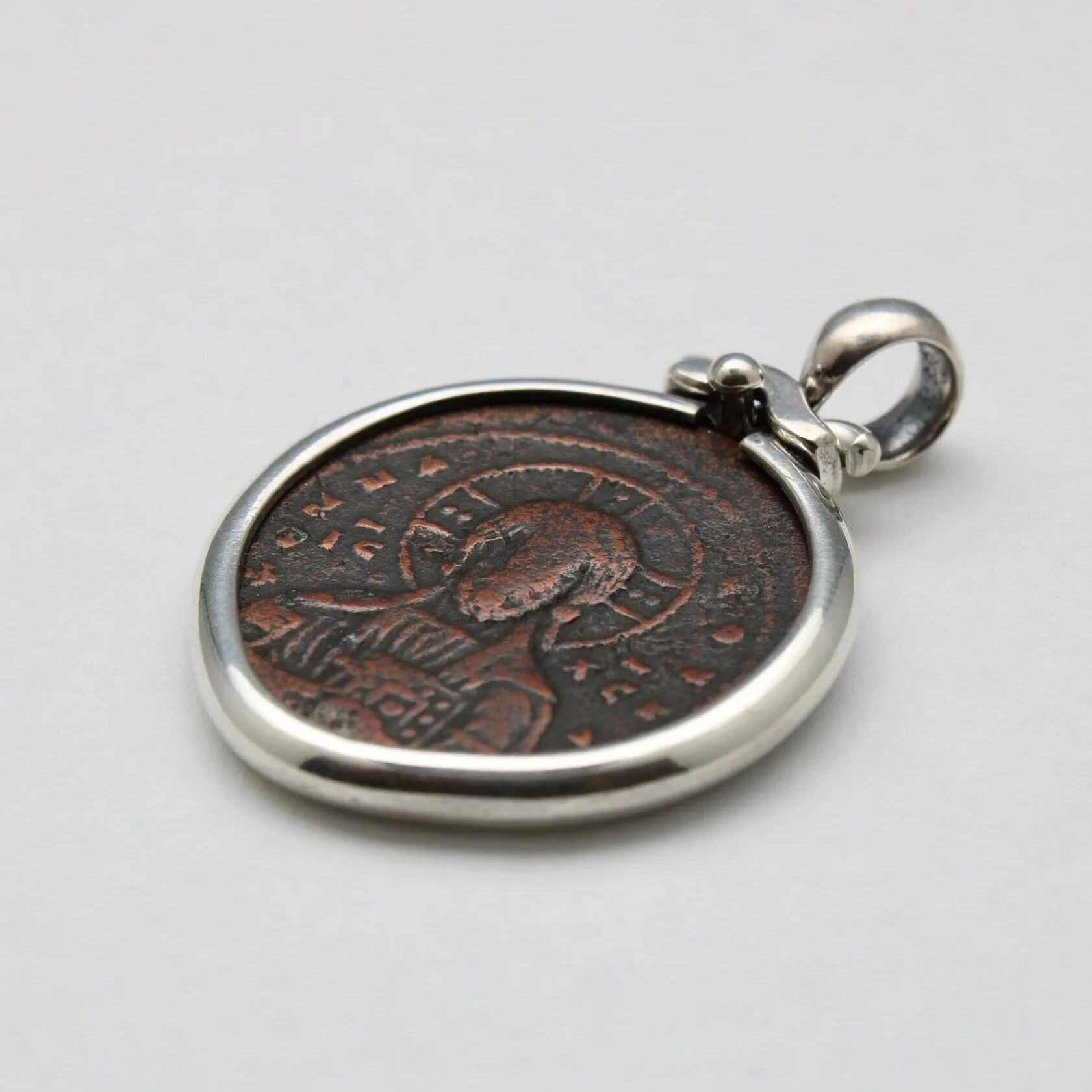 Anonymous Folles Class A Coin, Silver Pendant, ID14680