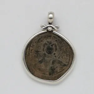 Anonymous Folles Class B Coin, Silver Pendant, ID14674