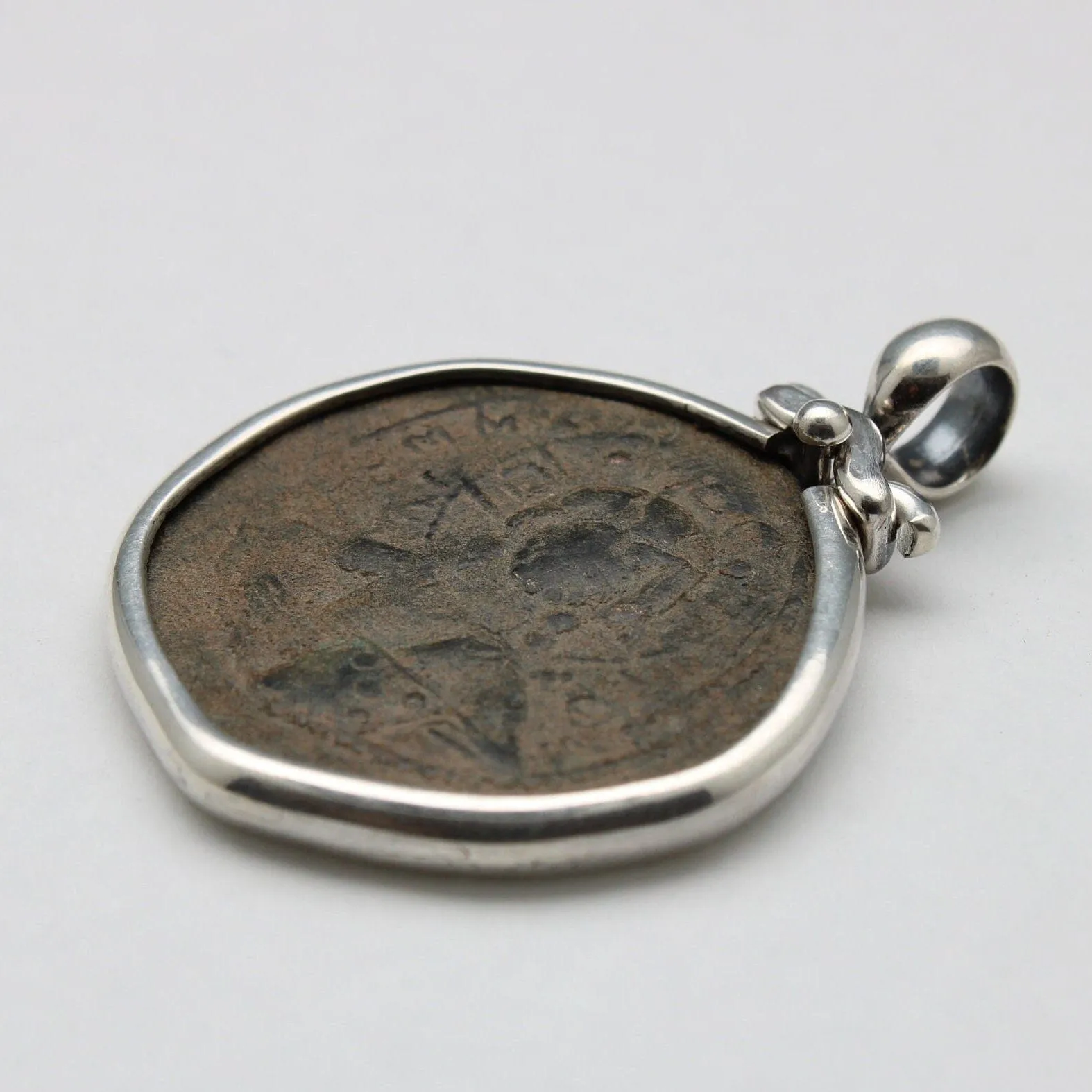 Anonymous Folles Class B Coin, Silver Pendant, ID14674