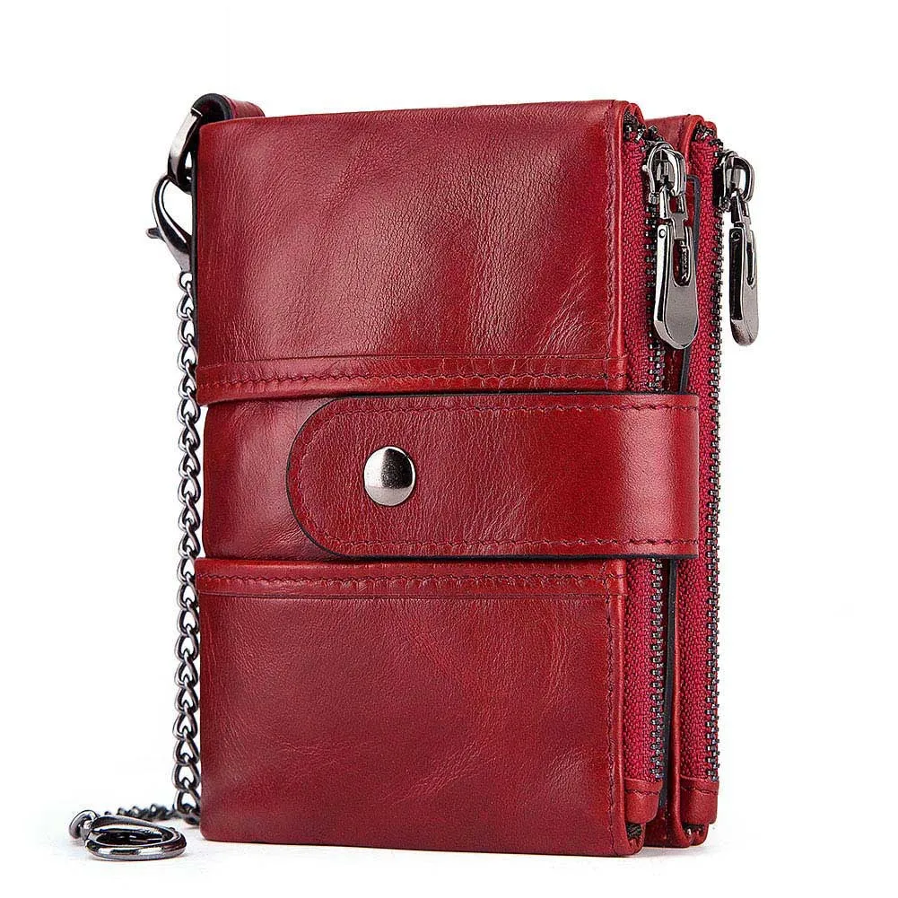 Anti-theft brush wallet