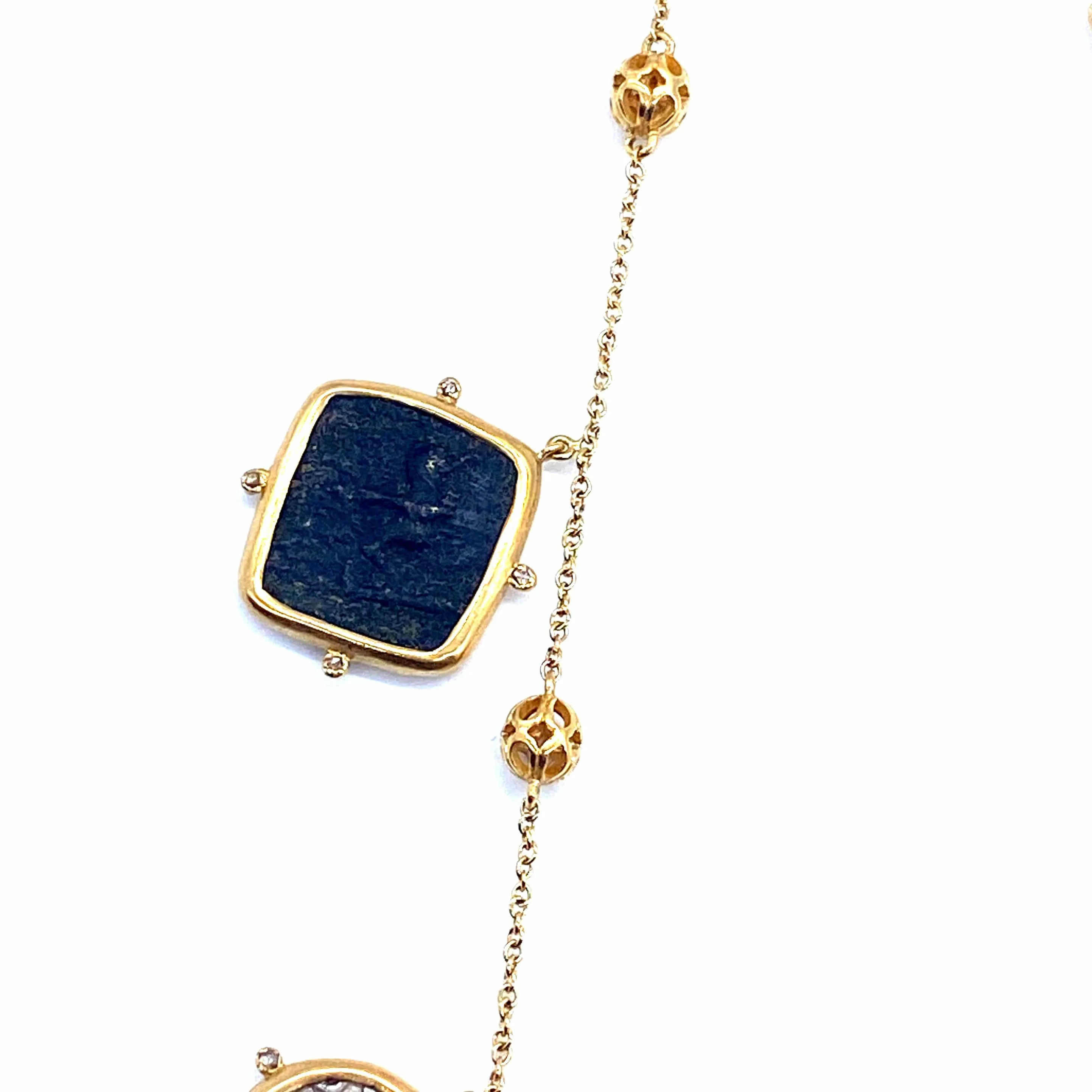 Antiquity 20K Ancient Coins Necklace