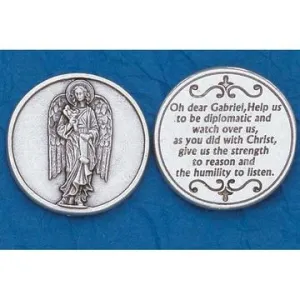 Archangel Gabriel Italian Pocket Token Coin