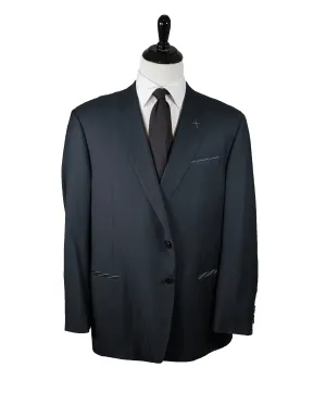 ARMANI COLLEZIONI - “Su Misura” Super 150’s Alternating Herringbone Suit - 48R