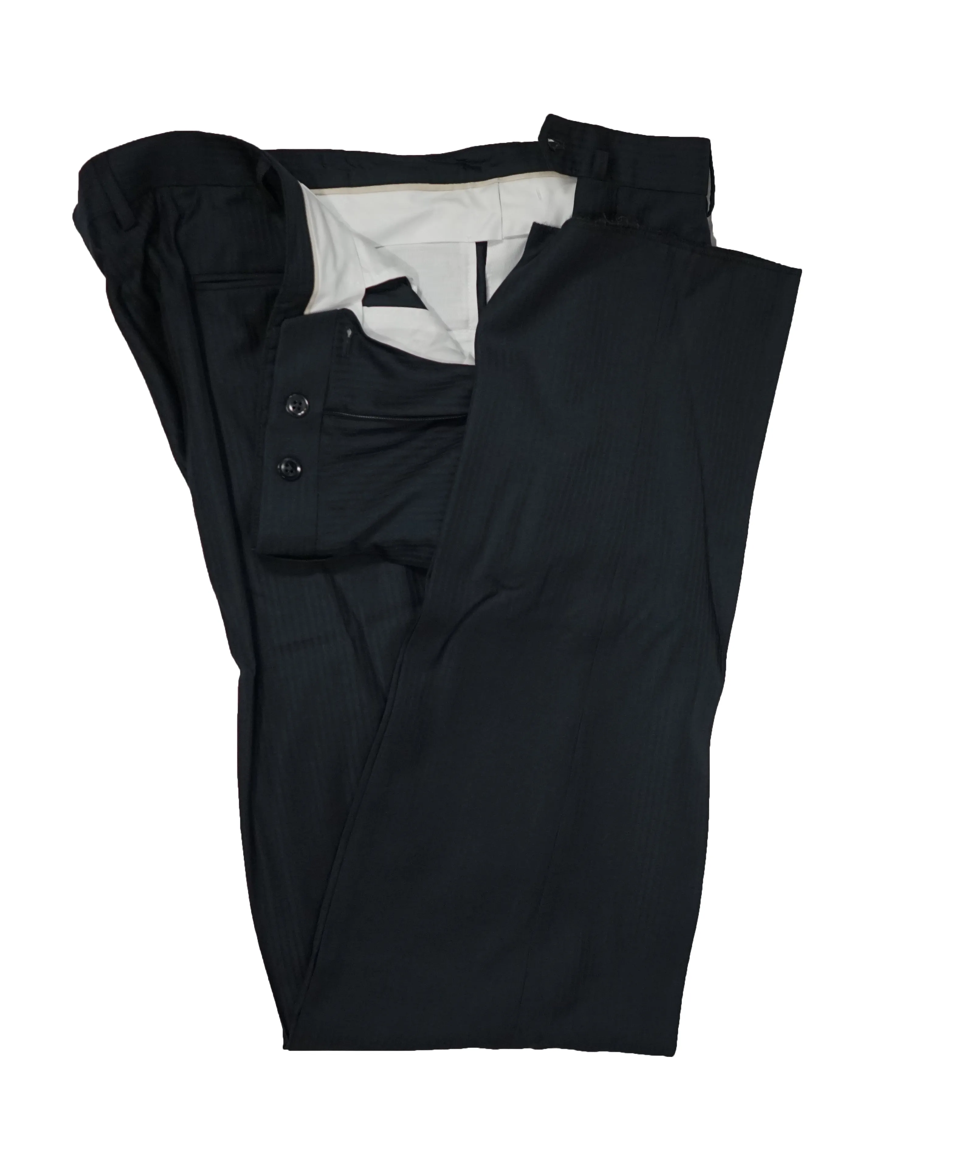 ARMANI COLLEZIONI - “Su Misura” Super 150’s Alternating Herringbone Suit - 48R