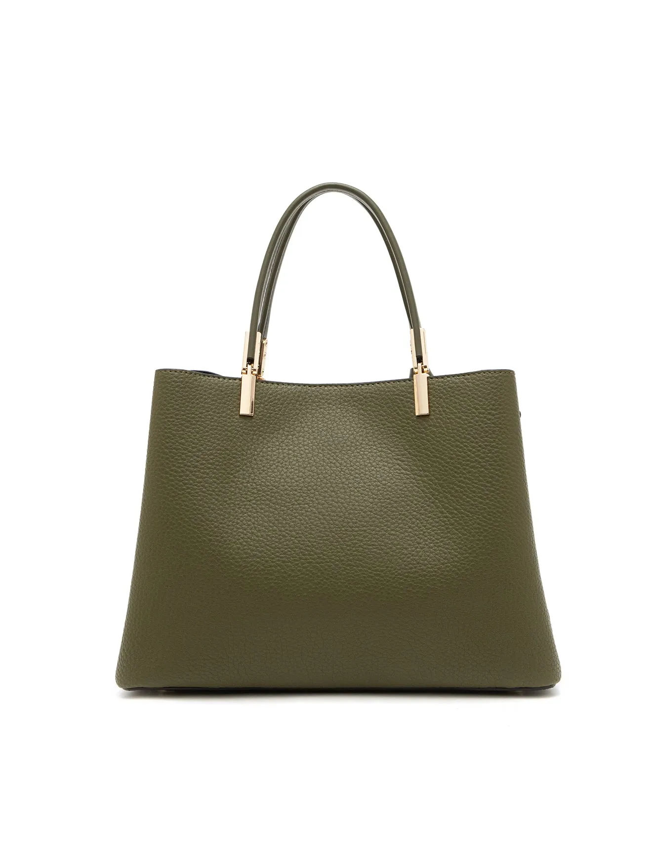 ASHER VEGAN TRIPLE COMPARTMENT BAG- XB-2350-OLIVE- NEW IN