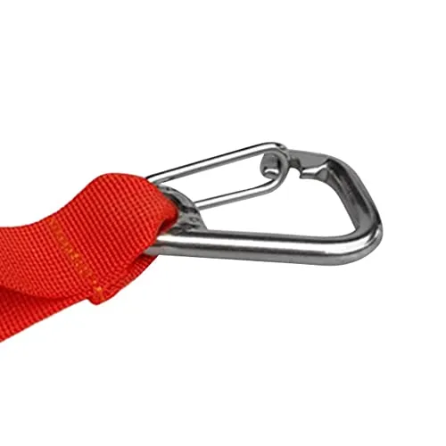 ATORSE Scuba Diving Lanyard Strap with Webbing Belt Water Sports Accessories Orange