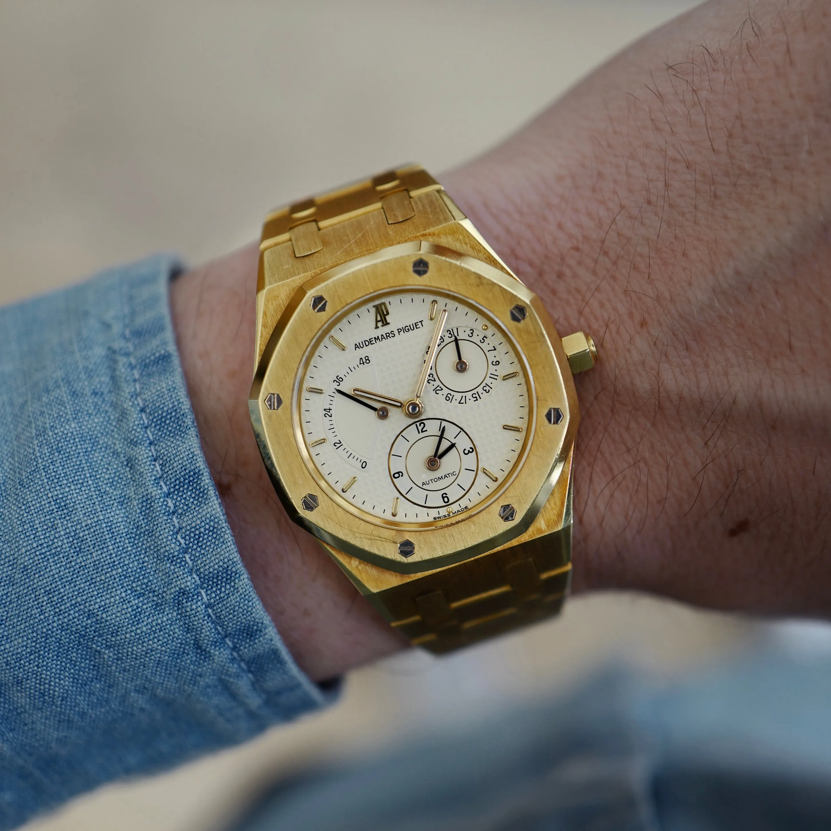 Audemars Piguet Yellow Gold Royal Oak Ref. 25730 with Cream Dial