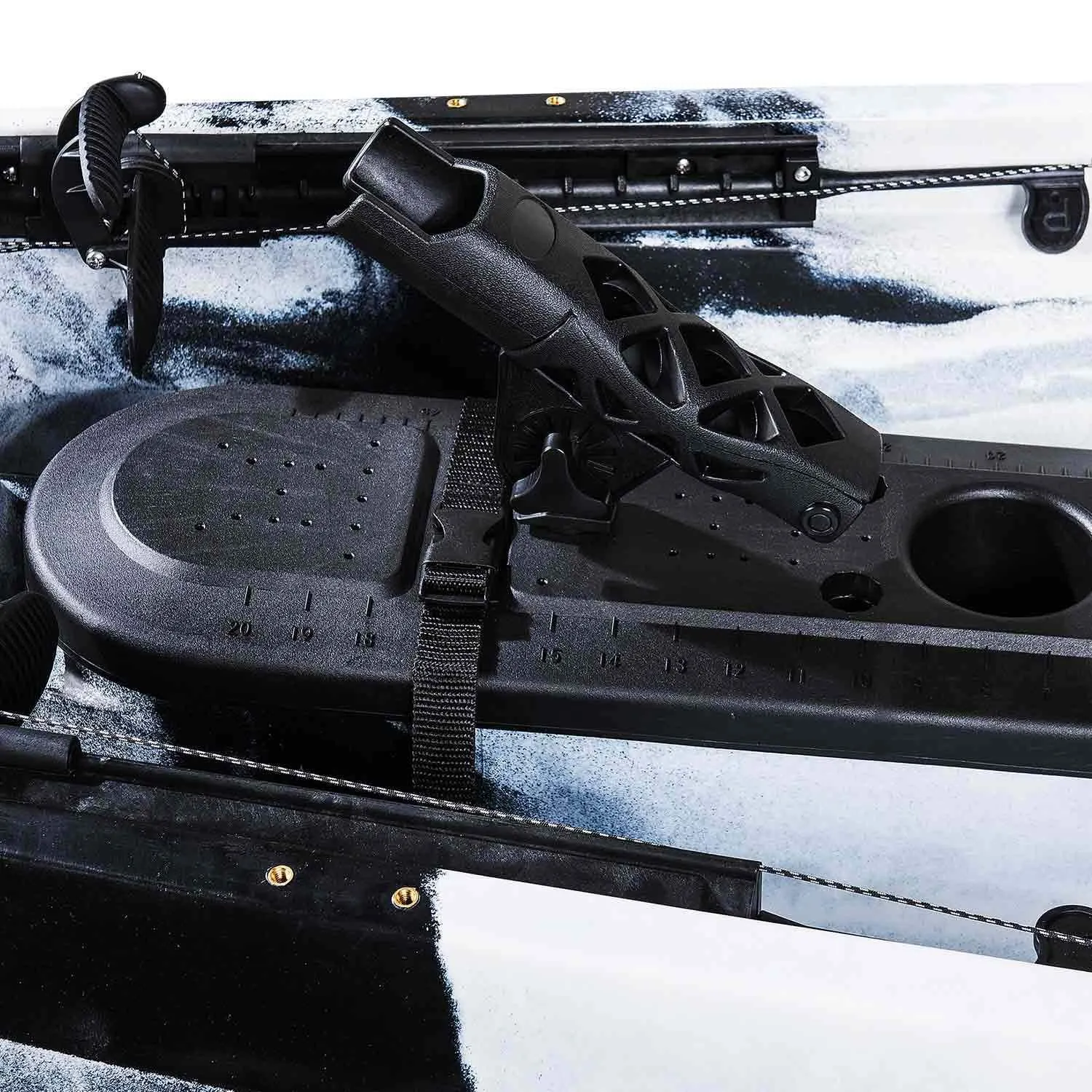 Auklet 10' Single Person Rudder Operated Sit On Top Fishing Kayak