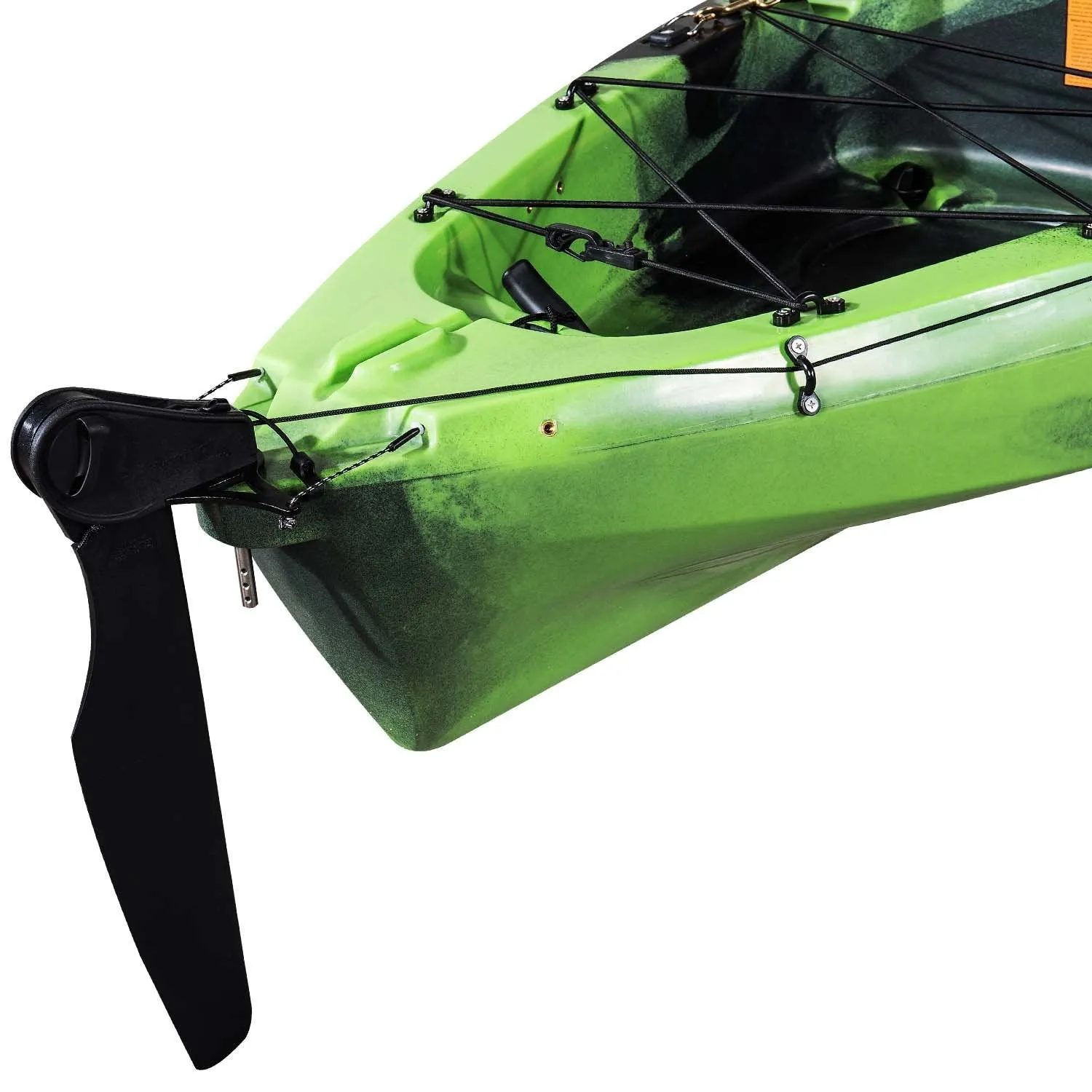 Auklet 10' Single Person Rudder Operated Sit On Top Fishing Kayak