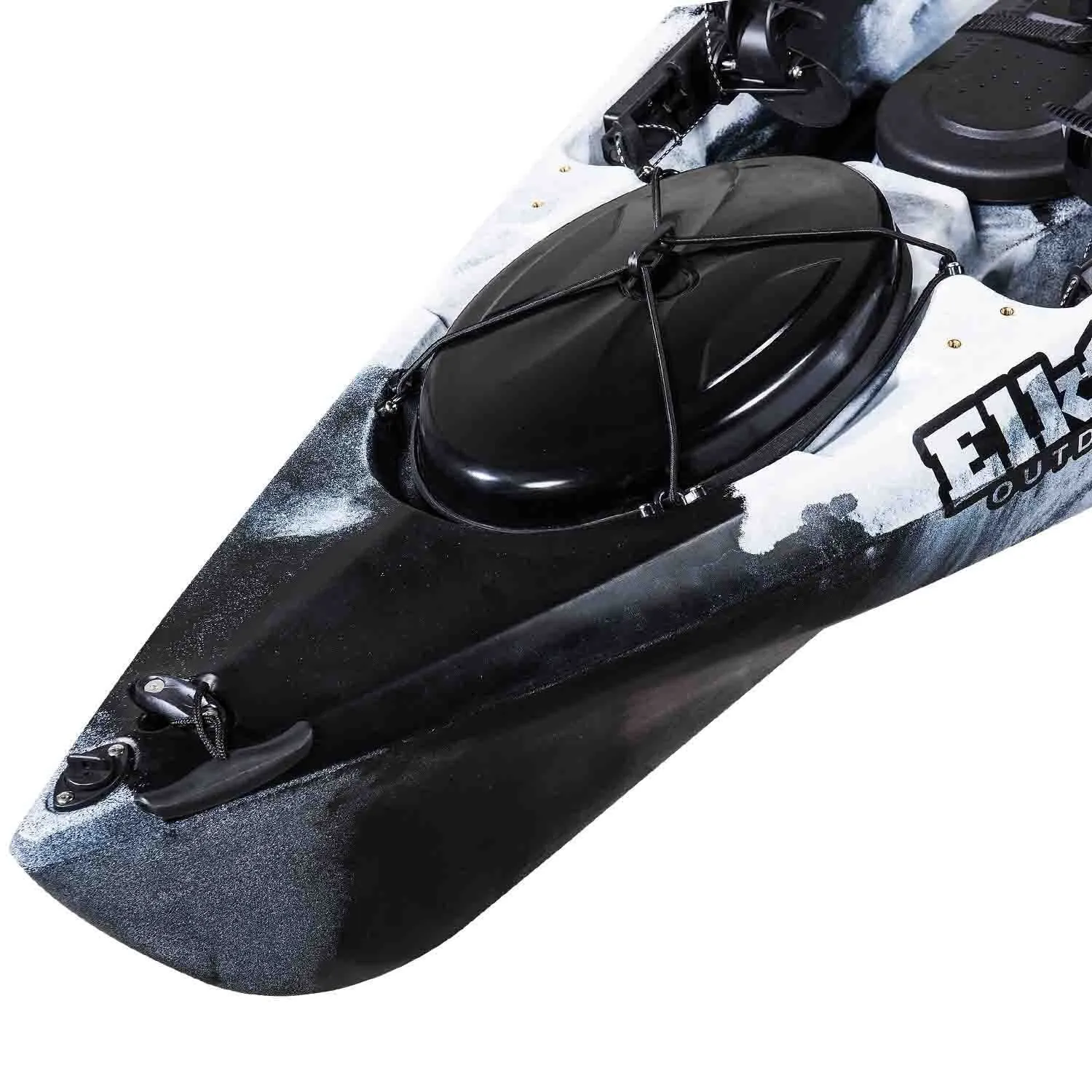 Auklet 10' Single Person Rudder Operated Sit On Top Fishing Kayak