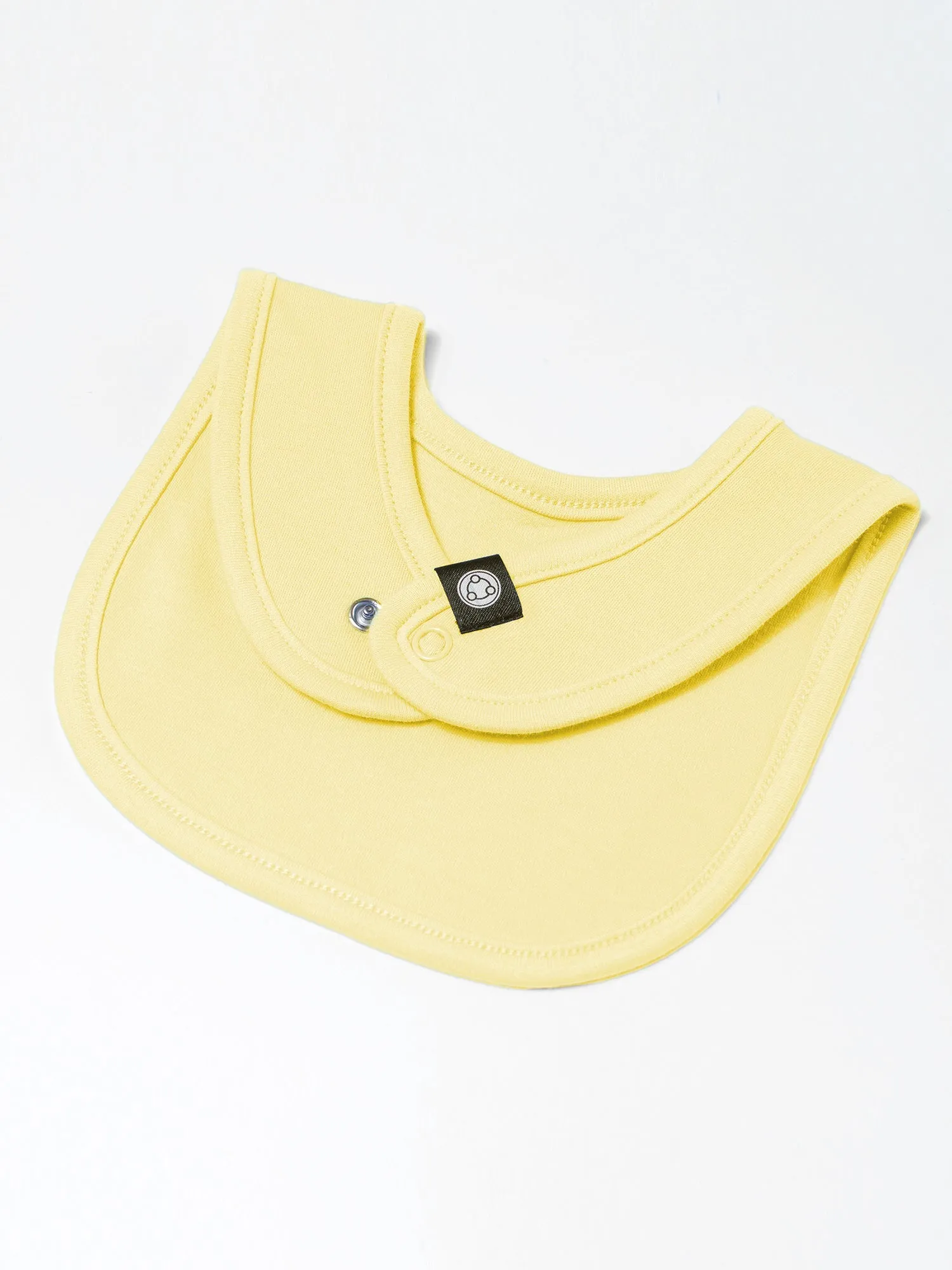 AUMkids HAPPY BABY SHORT SLEEVE ONESIE   BIB SET, YELLOW