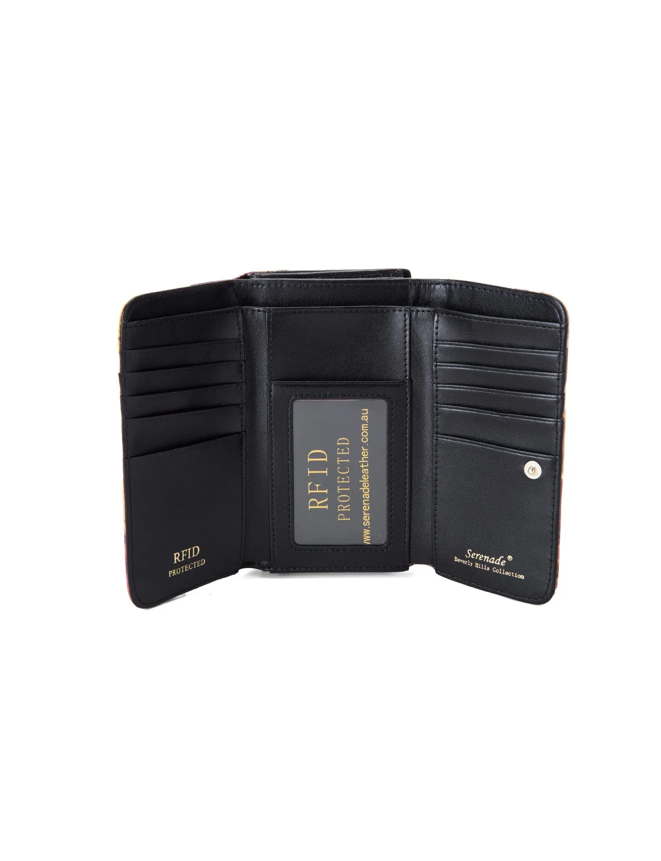 AURORA MEDIUM PATENT LEATHER WALLET WITH RFID- WSF3302- NEW IN