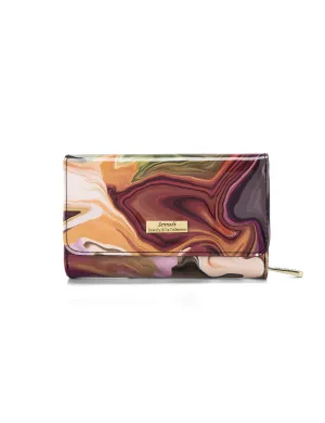 AURORA MEDIUM PATENT LEATHER WALLET WITH RFID- WSF3302- NEW IN