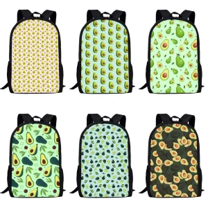 Avocado Pattern Backpack